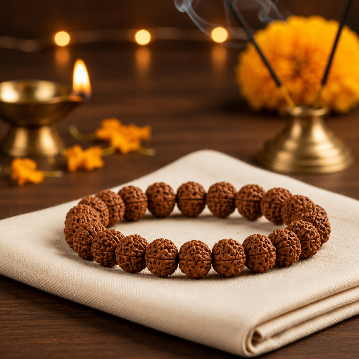 5 Mukhi Rudraksha Bracelet