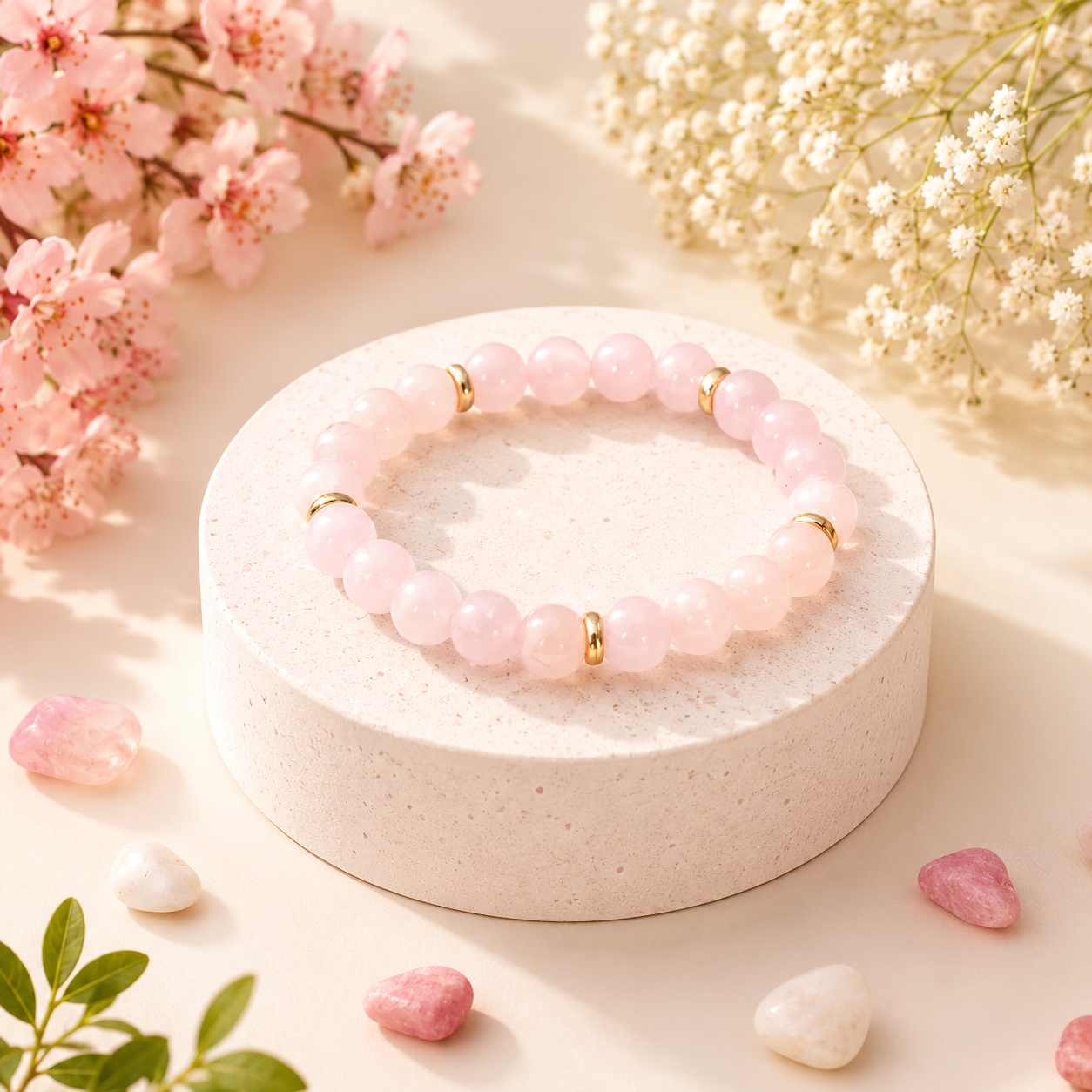 Love Attraction Bracelet (Rose Quartz)