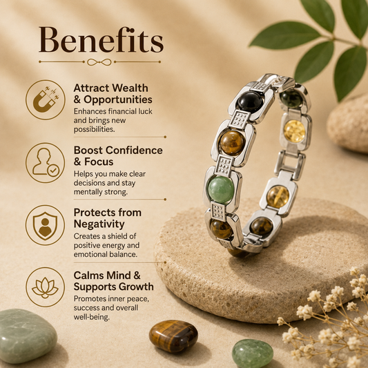 Metal Dhan Yog Bracelet - Silver