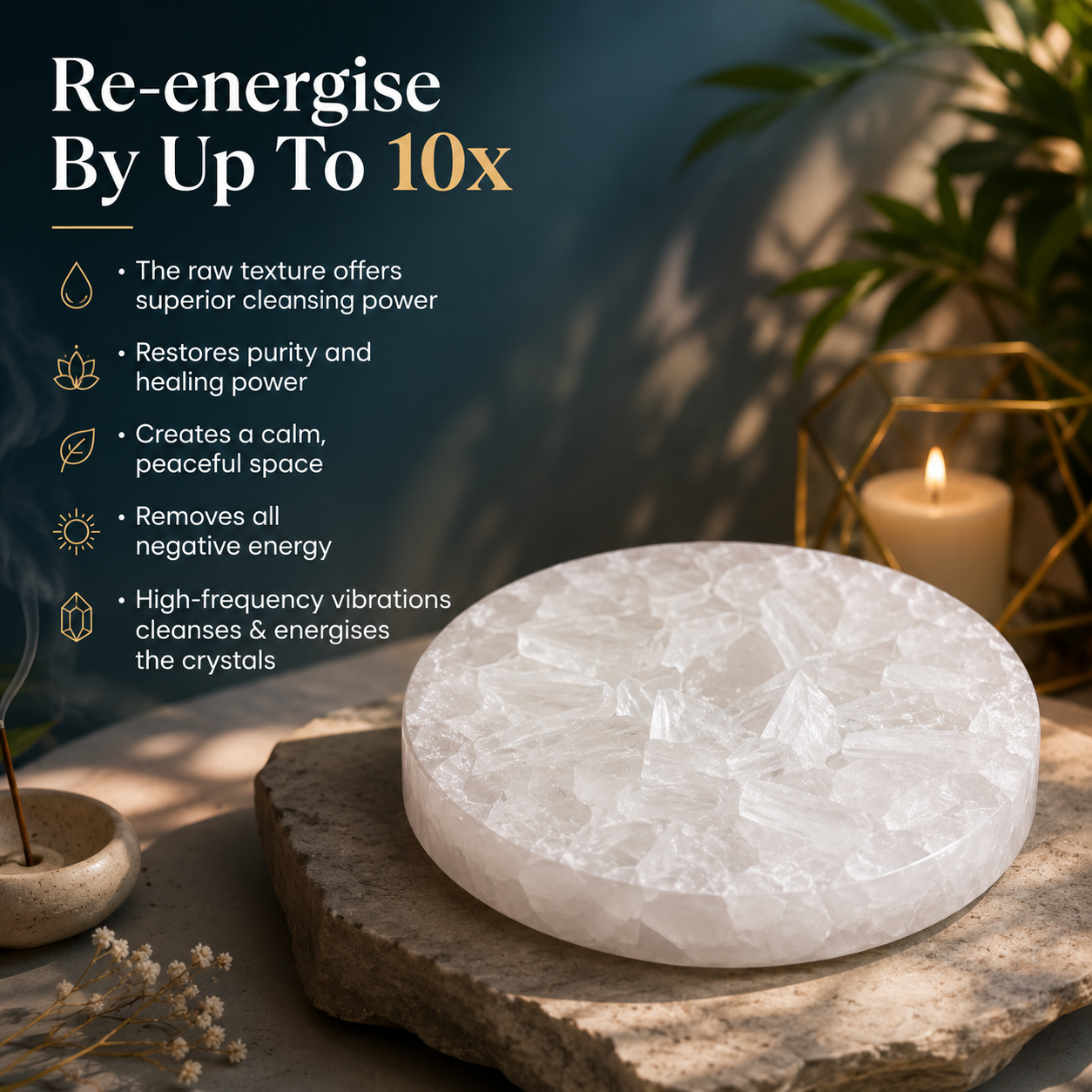 Selenite Plate