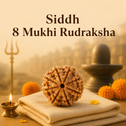8 Mukhi Rudraksha - Siddh