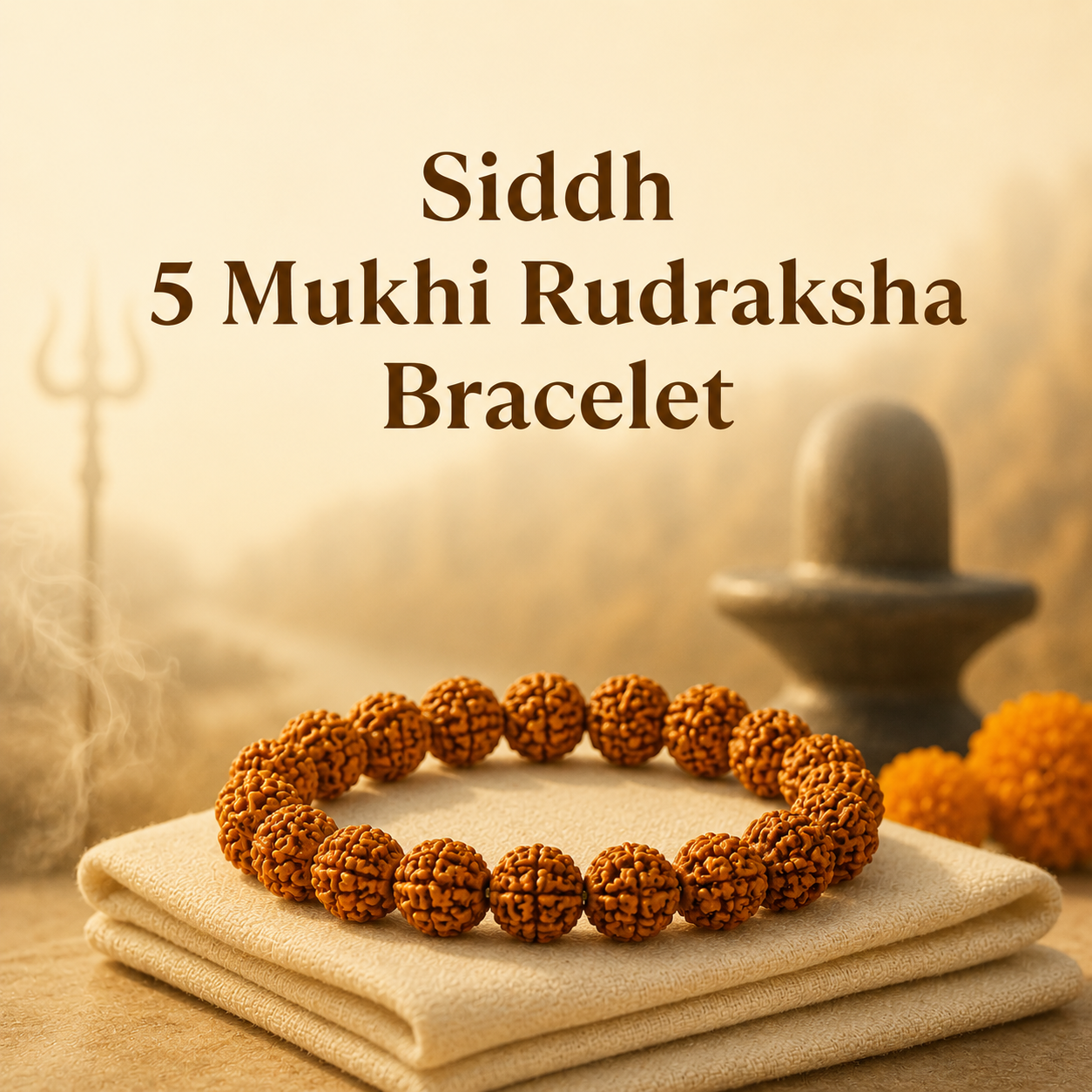 5 Mukhi Rudraksha Bracelet