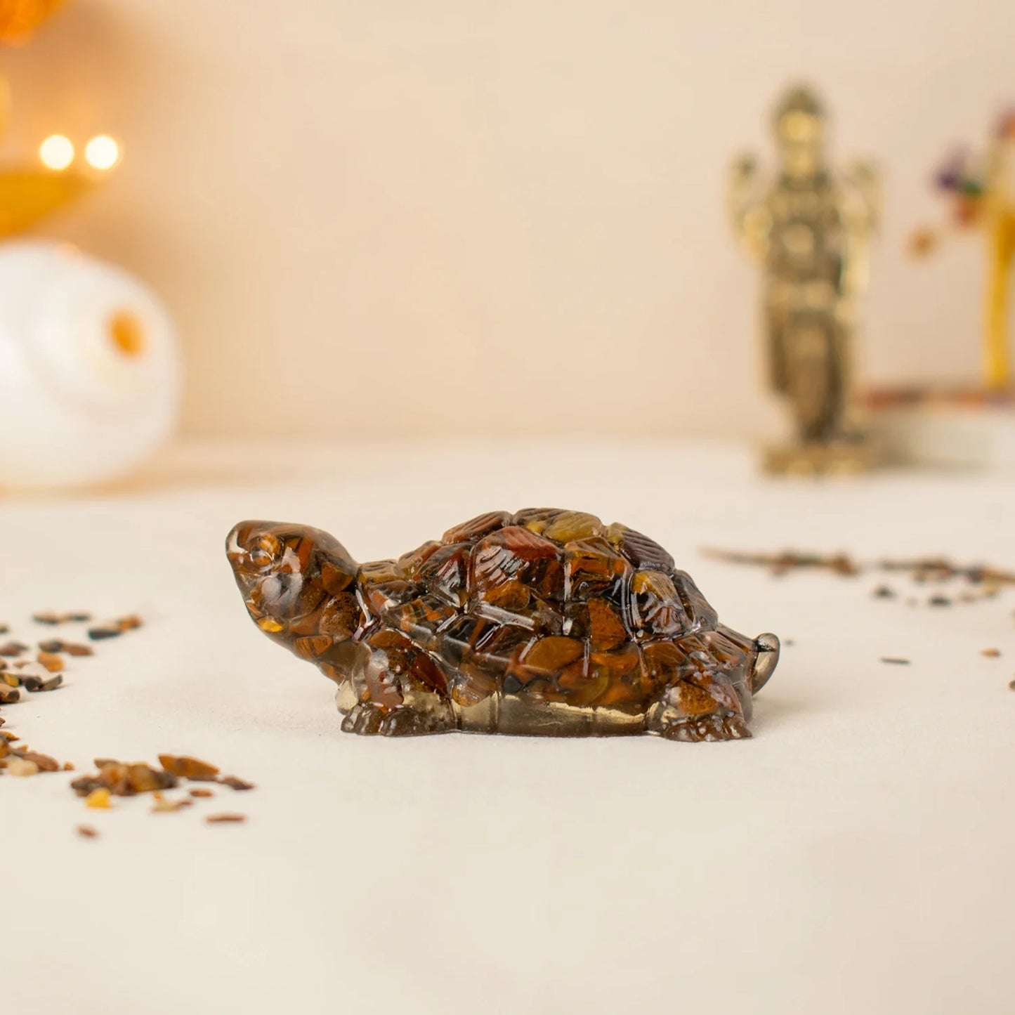 Vastu Tiger Eye Tortoise