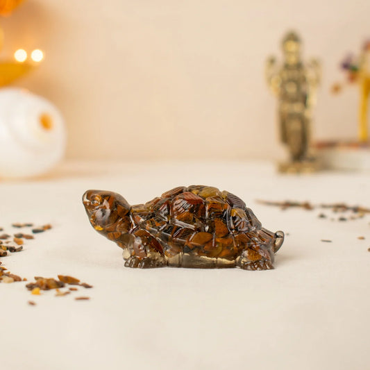 Vastu Tiger Eye Tortoise