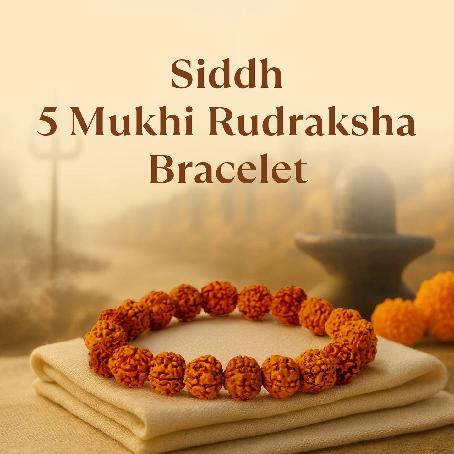 5 Mukhi Rudraksha Bracelet