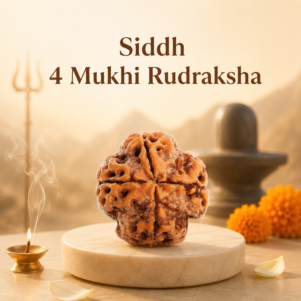 4 Mukhi Rudraksha - Siddh