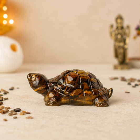 Vastu Tiger Eye Tortoise