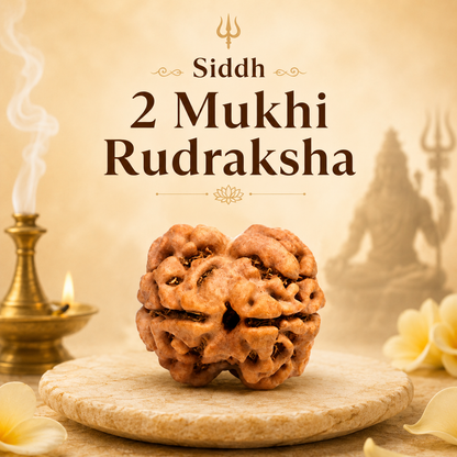2 Mukhi Rudraksha - Siddh