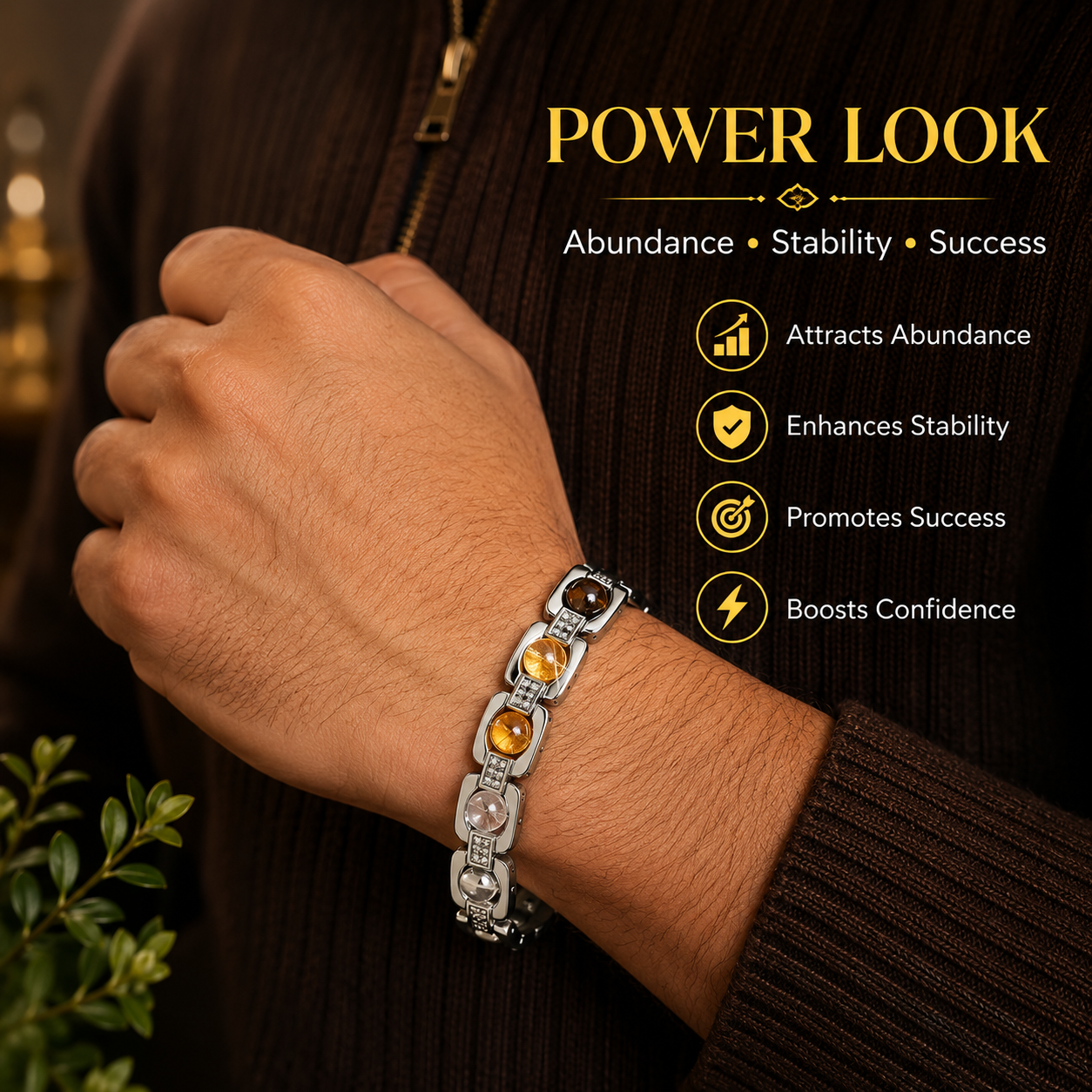 Metal Dhan Yog Bracelet - Silver