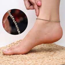 Raw Pyrite Anklet
