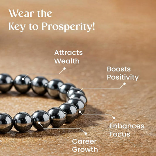 Karz Mukti Bracelet (Silver Hematite)