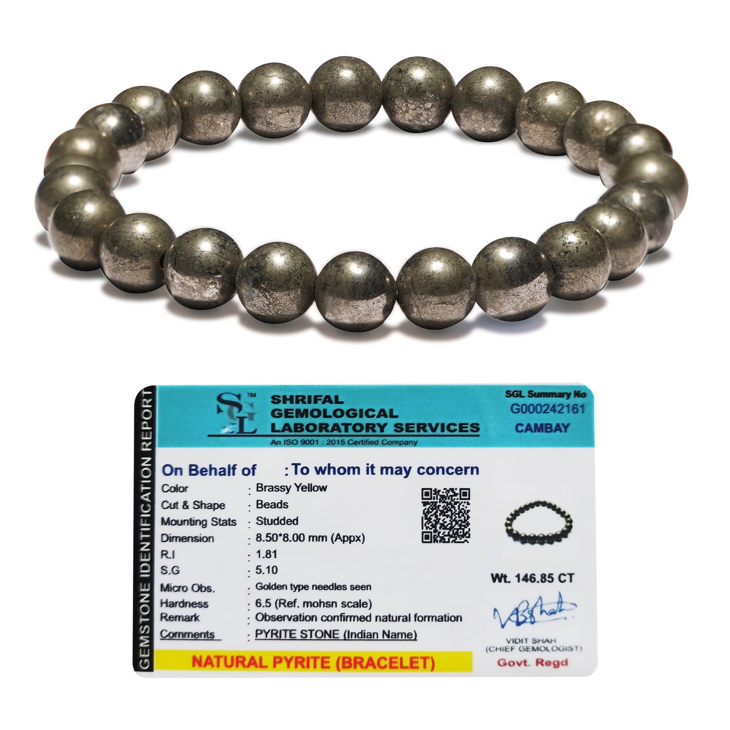 Pyrite Bracelet