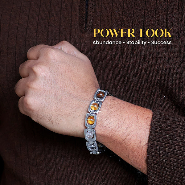 Metal Dhan Yog Bracelet - Silver