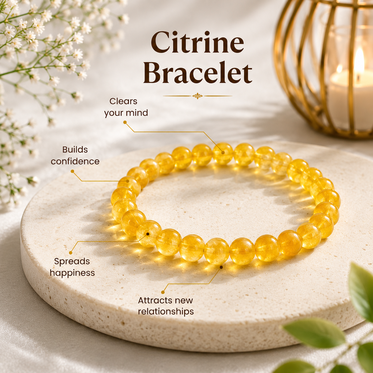 Citrine Bracelet - The Merchant's Stone