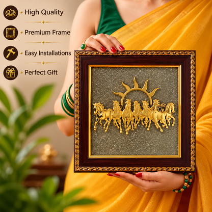 7 Horses Pyrite Frame