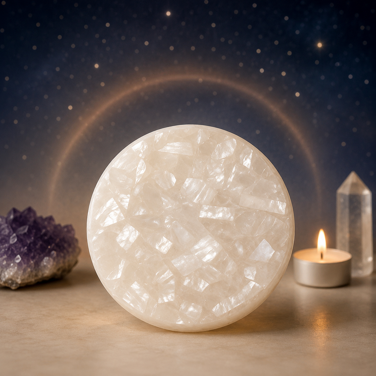 Selenite Plate