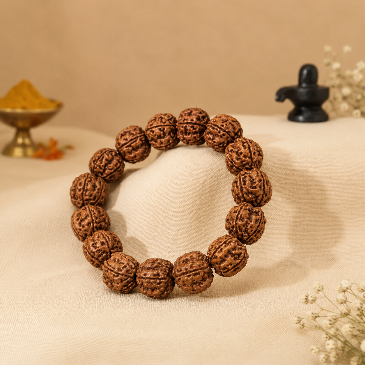 5 Mukhi Rudraksha Bracelet