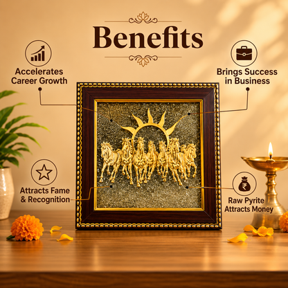 7 Horses Pyrite Frame