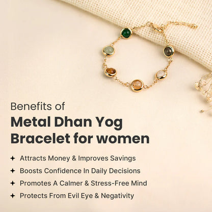Metal Dhan Yog Bracelet for Women