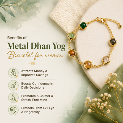 Metal Dhan Yog Bracelet for Women