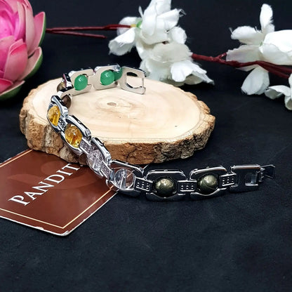 Metal Dhan Yog Bracelet - Silver