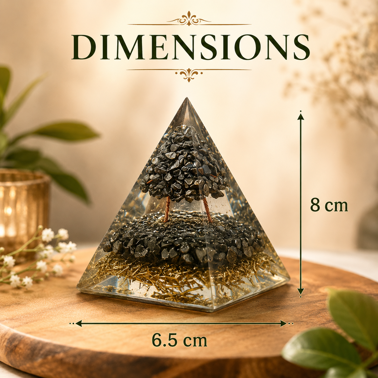 Pyrite Money Magnet Pyramid