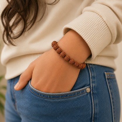 5 Mukhi Rudraksha Bracelet