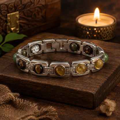 Metal Dhan Yog Bracelet - Silver