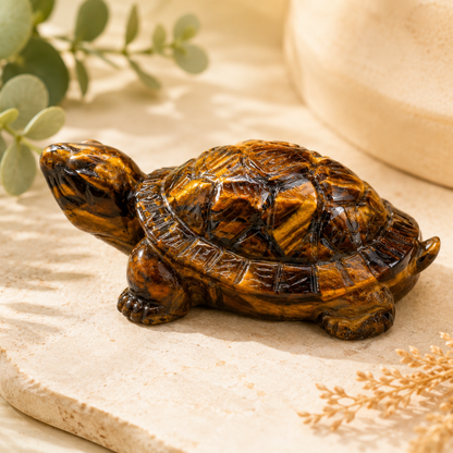 Vastu Tiger Eye Tortoise