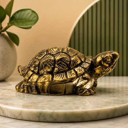 Maha Lakshmi Siddh Vastu Pyrite Tortoise