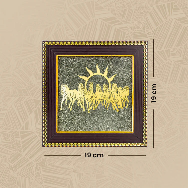 7 Horses Pyrite Frame