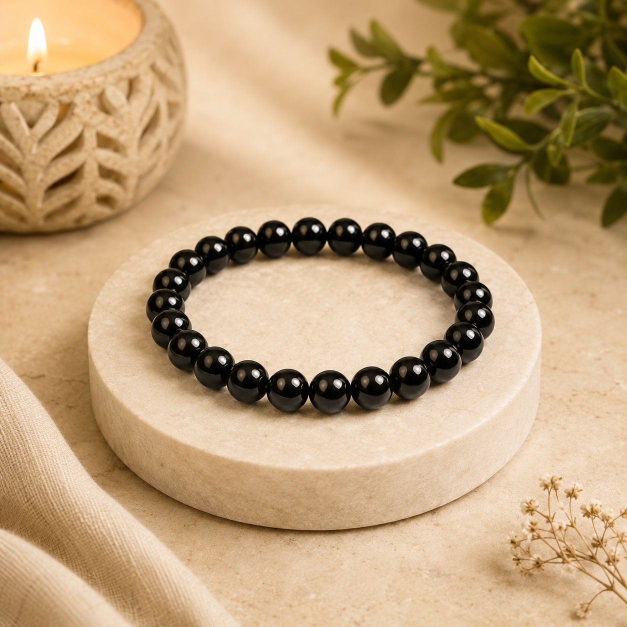 Black Obsidian Bracelet