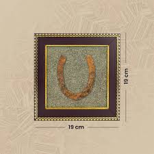 Ghode Ki Naal on Raw Pyrite Frame