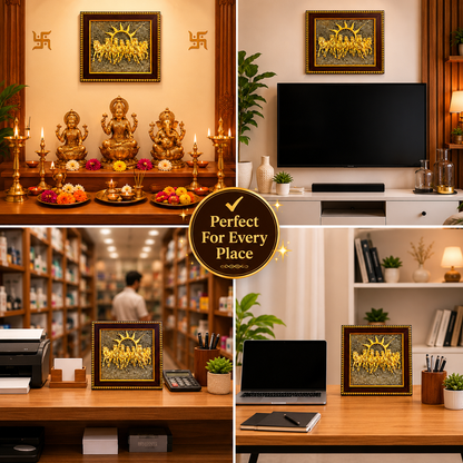 7 Horses Pyrite Frame