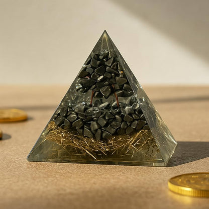 Pyrite Money Magnet Pyramid