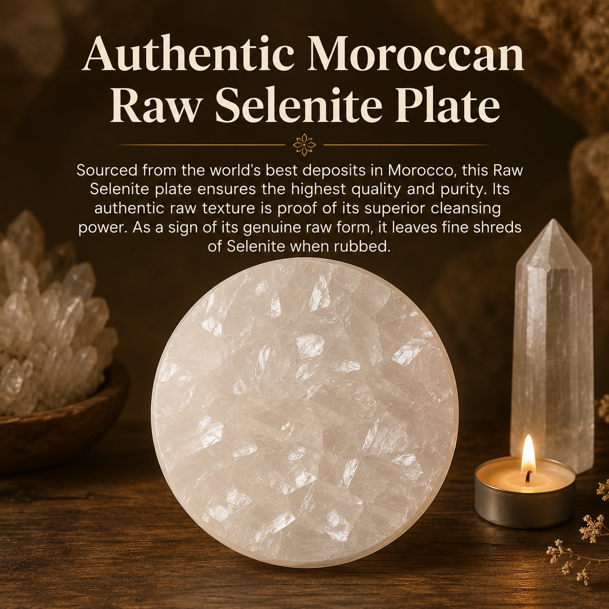 Selenite Plate