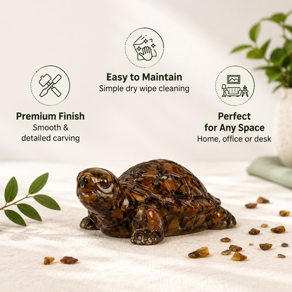 Vastu Tiger Eye Tortoise