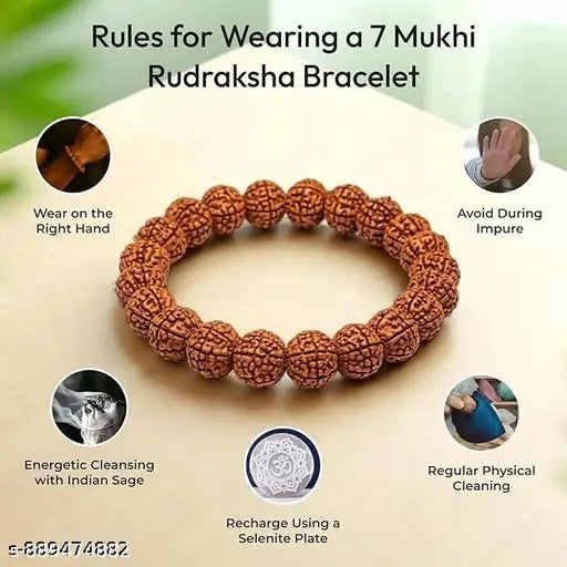 7 Mukhi Rudrakash Bracelet