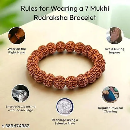 7 Mukhi Rudrakash Bracelet
