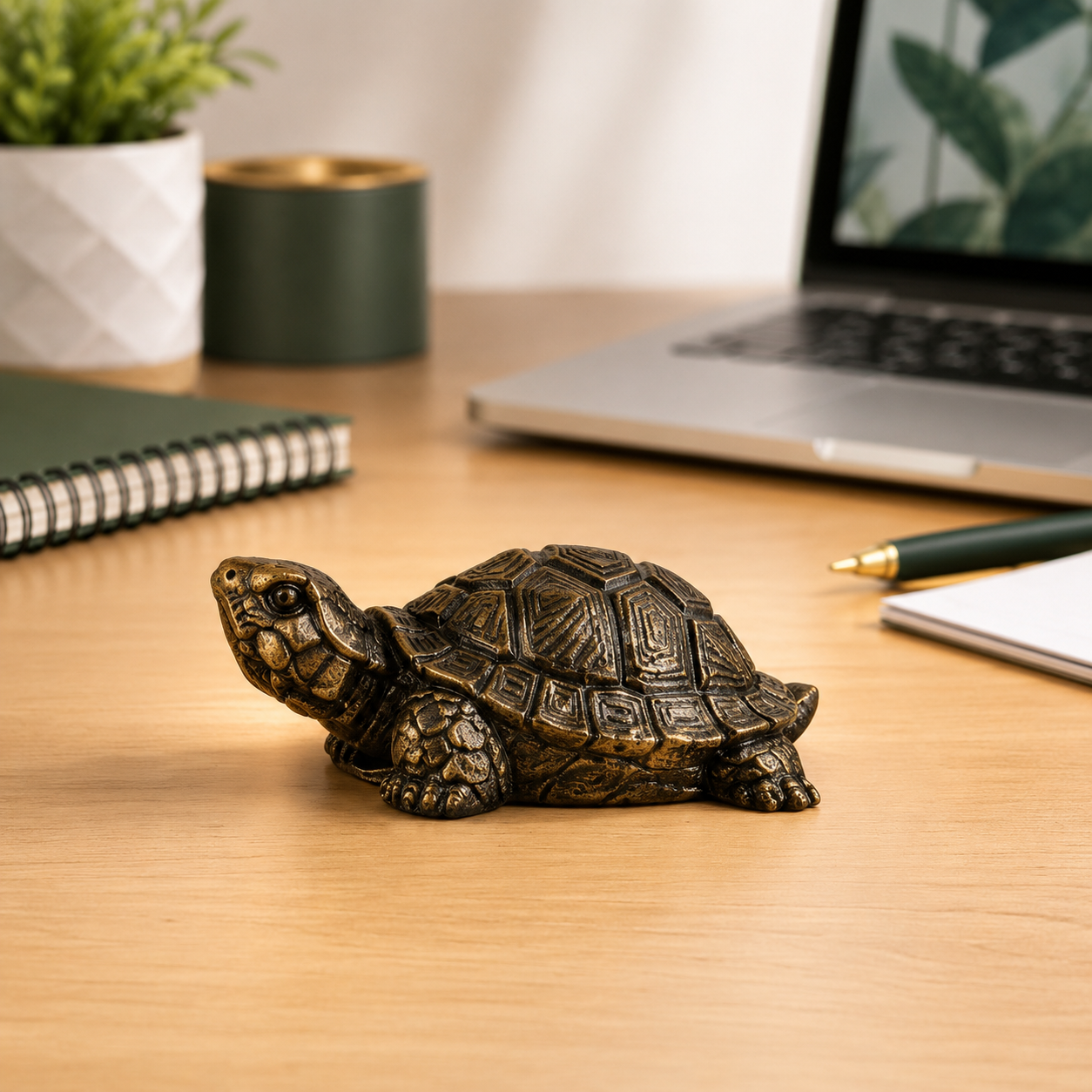 Maha Lakshmi Siddh Vastu Pyrite Tortoise
