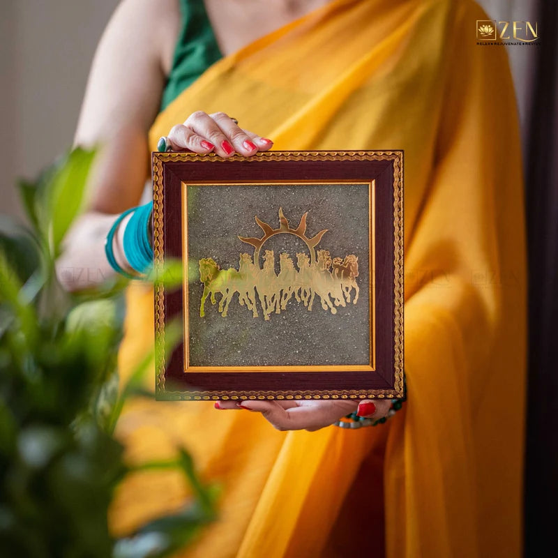 7 Horses Pyrite Frame