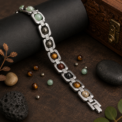 Metal Dhan Yog Bracelet - Silver