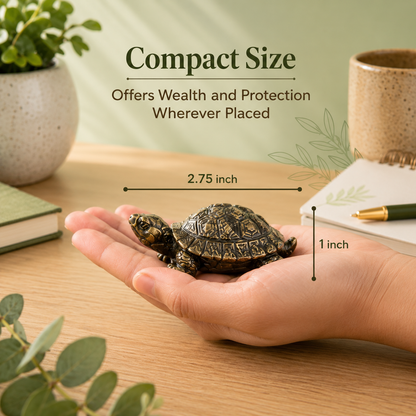Maha Lakshmi Siddh Vastu Pyrite Tortoise