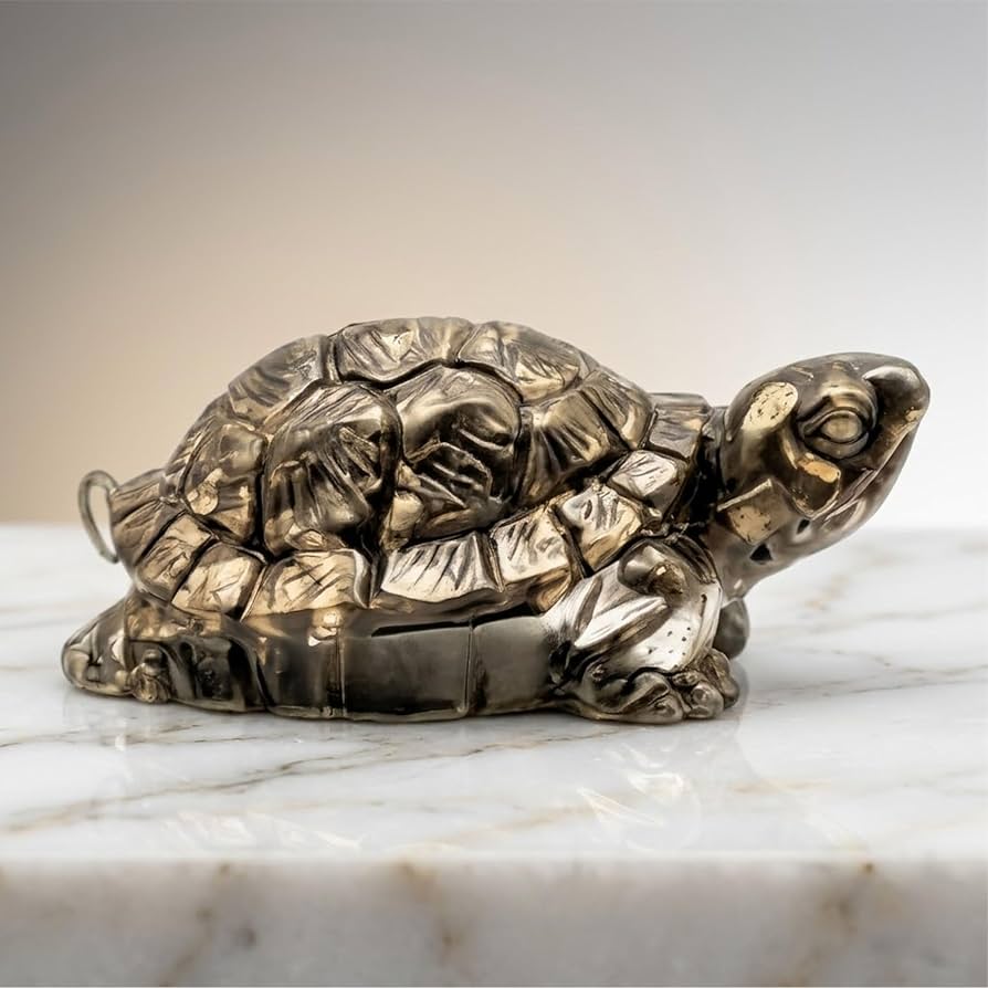 Maha Lakshmi Siddh Vastu Pyrite Tortoise