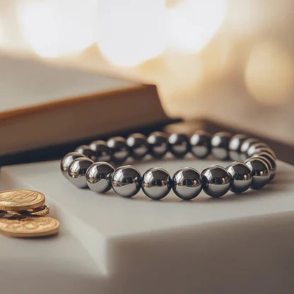 Karz Mukti Bracelet (Silver Hematite)