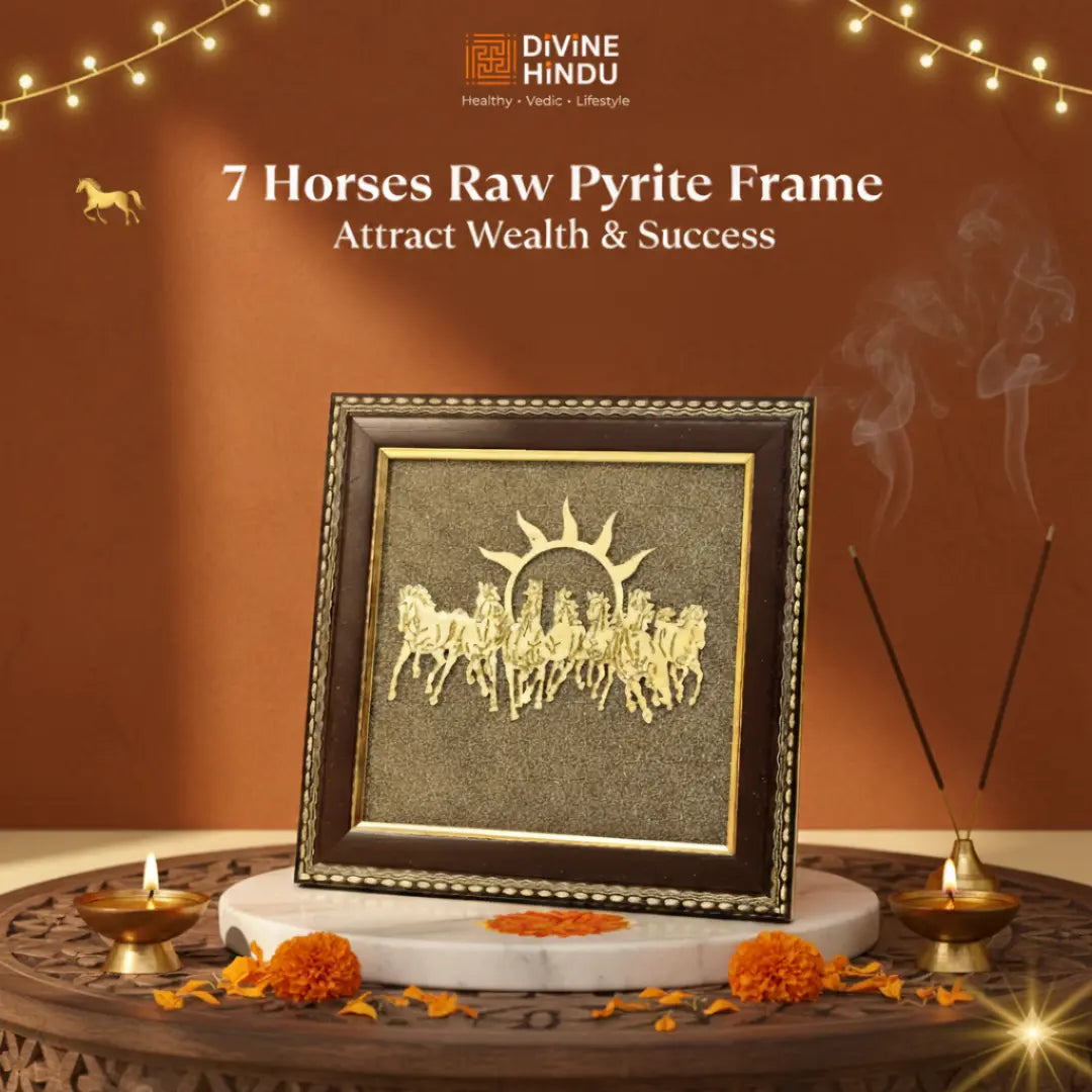 7 Horses Pyrite Frame
