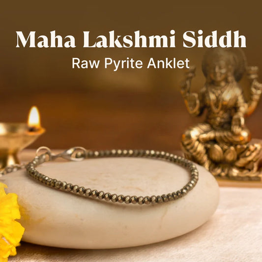 Raw Pyrite Anklet