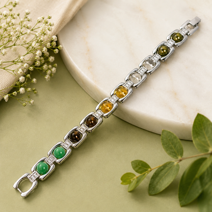 Metal Dhan Yog Bracelet - Silver