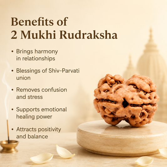 2 Mukhi Rudraksha - Siddh